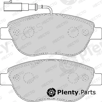 Necto FD6917A — Brake Pad Set, disc brake ALTA PRESTACION