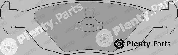 Necto FD6285A — Brake Pad Set, disc brake ALTA PRESTACION