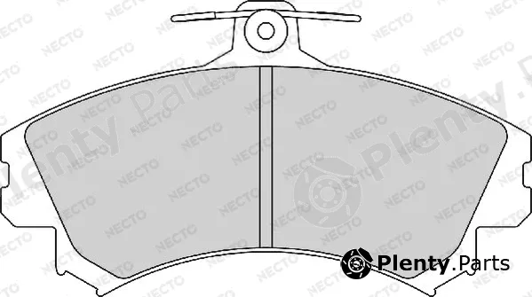 Necto FD7151A — Brake Pad Set, disc brake ALTA PRESTACION