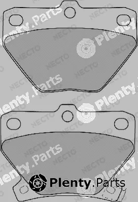 Necto FD6910A — Brake Pad Set, disc brake ALTA PRESTACION