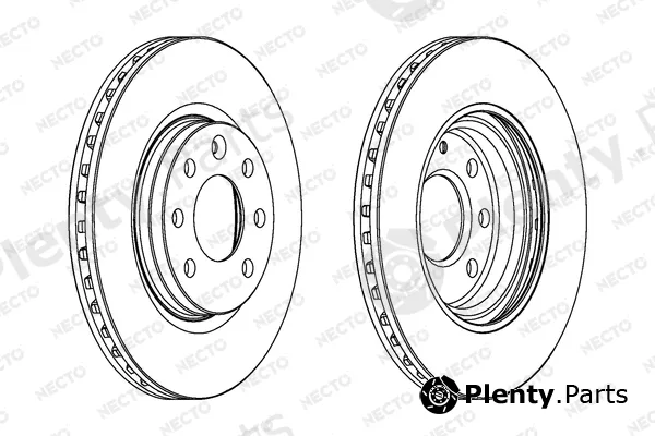 Necto WN1017 — Brake Disc ALTA PRESTACION High Carbon