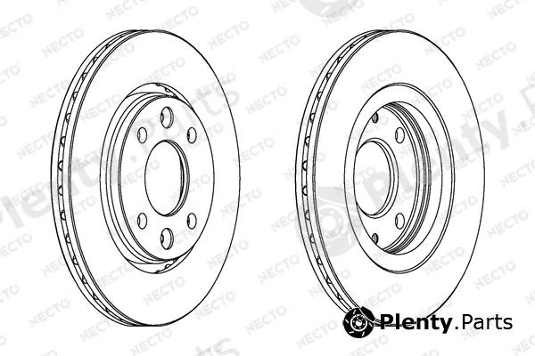 Necto WN436 — Brake Disc ALTA PRESTACION