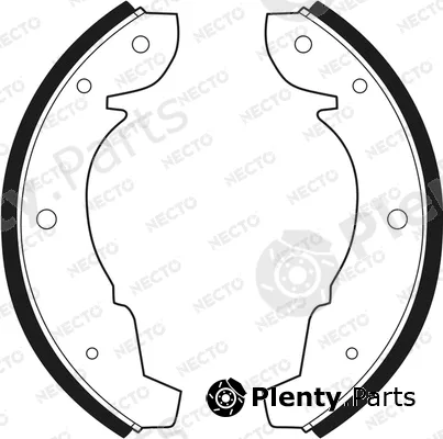 Necto N1562 — Brake Shoe Set ALTA PRESTACION