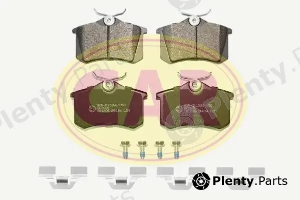 CAR PNT436K — Brake Pad Set, disc brake