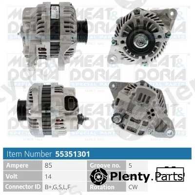 Meat & Doria 55351301 — Alternator