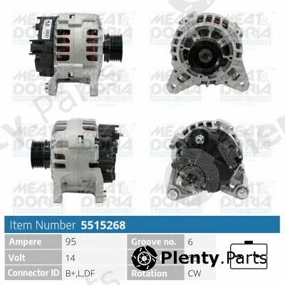 Meat & Doria 5515268 — Alternator