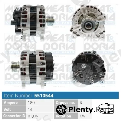 Meat & Doria 5510544 — Alternator