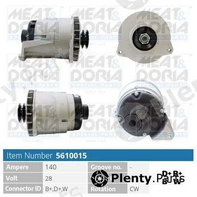 Meat & Doria 5610015 — Alternator