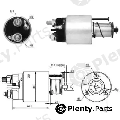 Meat & Doria 46054 — Solenoid Switch, starter