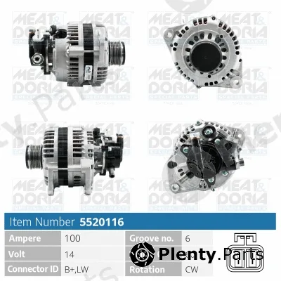 Meat & Doria 5520116 — Alternator