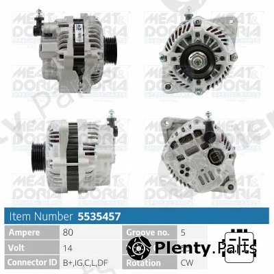 Meat & Doria 5535457 — Alternator