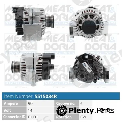 Meat & Doria 5515034R — Alternator