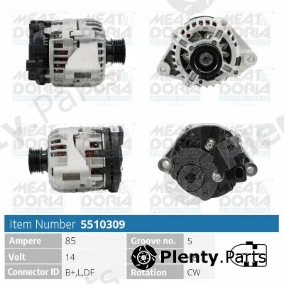 Meat & Doria 5510309 — Alternator