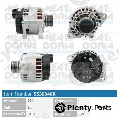 Meat & Doria 5530040R — Alternator