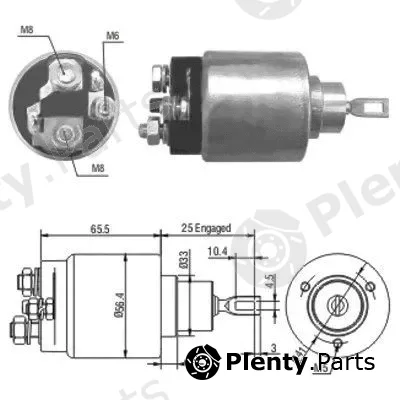 Meat & Doria 46042 — Solenoid Switch, starter