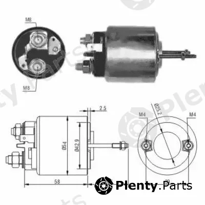 Meat & Doria 46009 — Solenoid Switch, starter