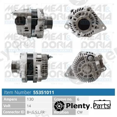 Meat & Doria 55351011 — Alternator