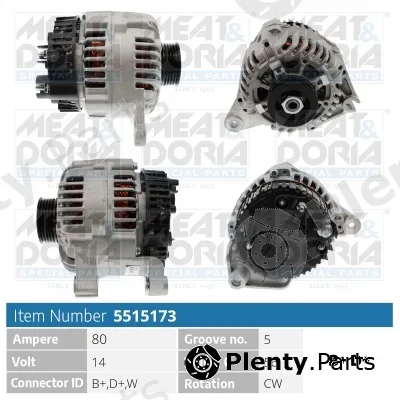 Meat & Doria 5515173 — Alternator