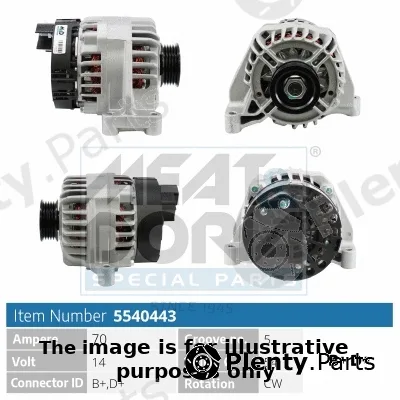 Meat & Doria 5540443R — Alternator