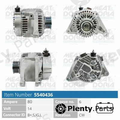 Meat & Doria 5540436 — Alternator