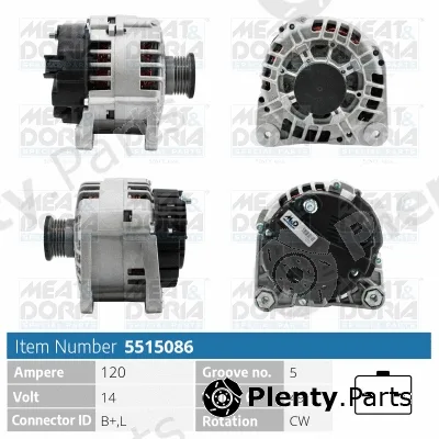 Meat & Doria 5515086 — Alternator