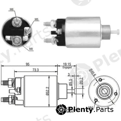 Meat & Doria 46133 — Solenoid Switch, starter