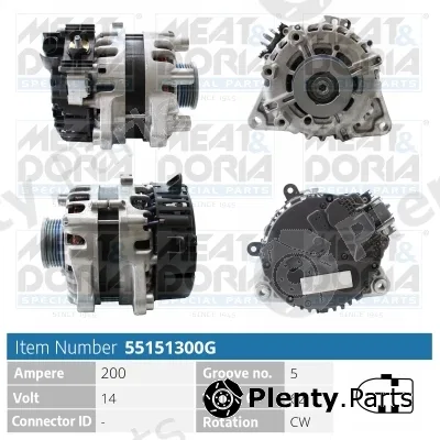 Meat & Doria 55151300G — Alternator