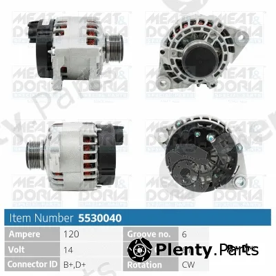 Meat & Doria 5530040 — Alternator
