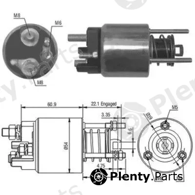 Meat & Doria 46076 — Solenoid Switch, starter