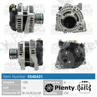 Meat & Doria 5540431 — Alternator