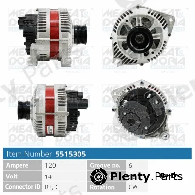 Meat & Doria 5515305 — Alternator