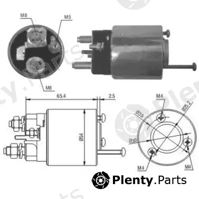 Meat & Doria 46018 — Solenoid Switch, starter