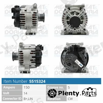 Meat & Doria 5515324P — Alternator