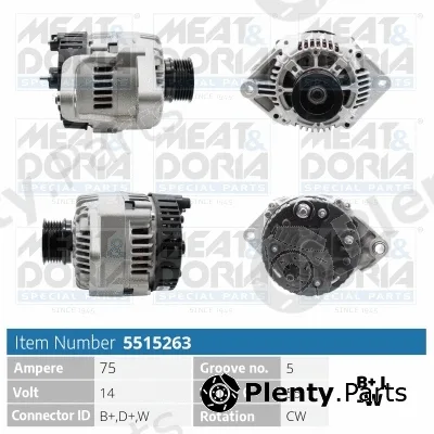 Meat & Doria 5515263 — Alternator