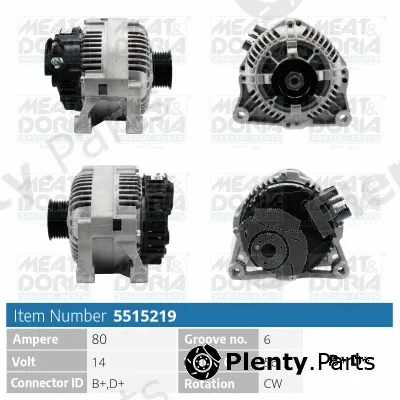 Meat & Doria 5515219 — Alternator