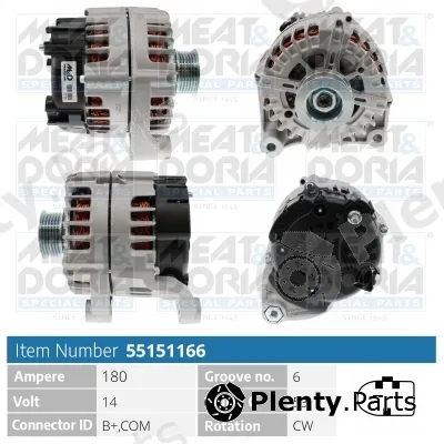 Meat & Doria 55151166 — Alternator