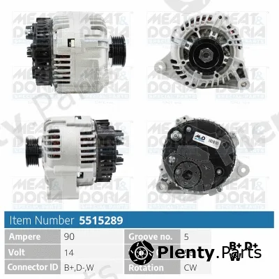 Meat & Doria 5515289 — Alternator