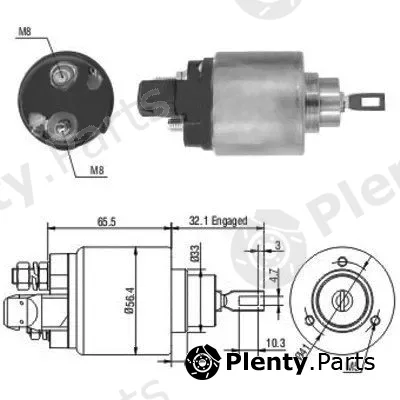 Meat & Doria 46004 — Solenoid Switch, starter