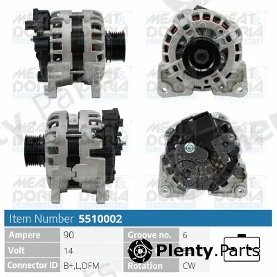 Meat & Doria 5510002 — Alternator