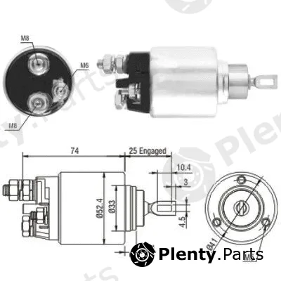 Meat & Doria 46144 — Solenoid Switch, starter
