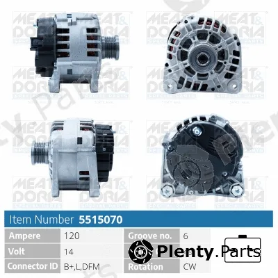 Meat & Doria 5515070 — Alternator