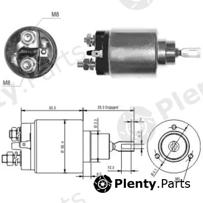 Meat & Doria 46032 — Solenoid Switch, starter