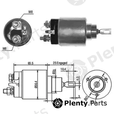 Meat & Doria 46074 — Solenoid Switch, starter