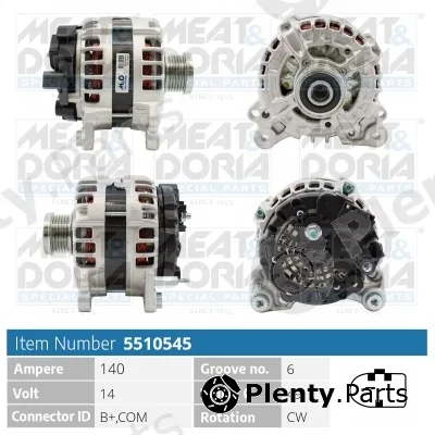 Meat & Doria 5510545 — Alternator