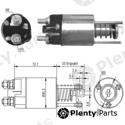 Meat & Doria 46045 — Solenoid Switch, starter