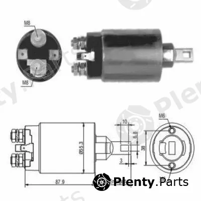 Meat & Doria 46026 — Solenoid Switch, starter