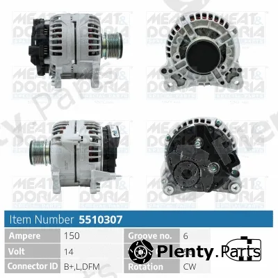 Meat & Doria 5510307 — Alternator