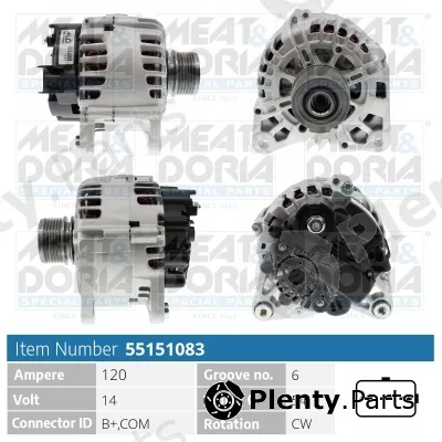 Meat & Doria 55151083 — Alternator