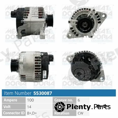 Meat & Doria 5530087 — Alternator