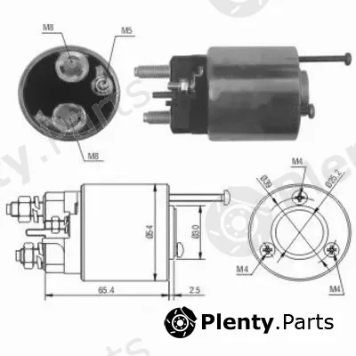 Meat & Doria 46012 — Solenoid Switch, starter